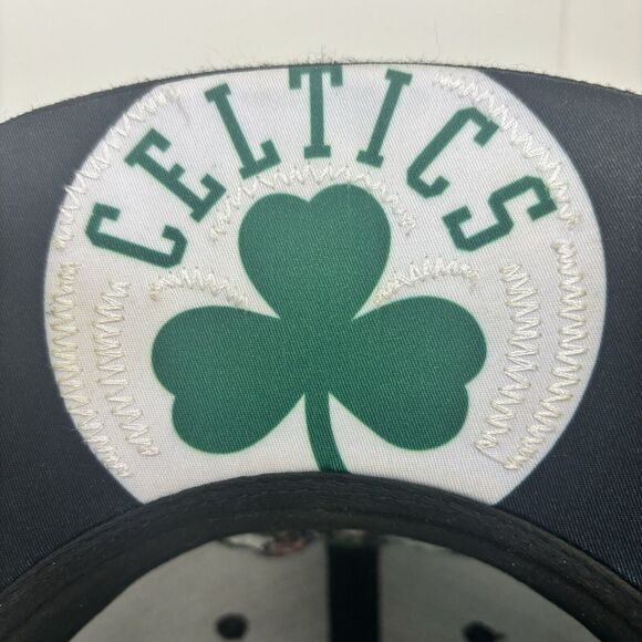 Boston Celtics Adidas Hat SnapBack Flat Brim Adjustable Lucky The Leprechaun NBA - Picture 8 of 10